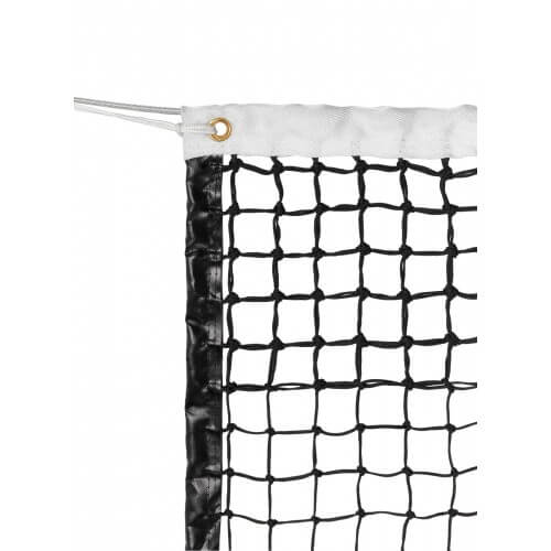 Filet de tennis gamme premium sans régulateur - double maille 6 rangées Ø 3 mm