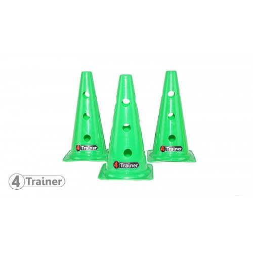 Balise 30cm Percées 12 Trous - Lot de 8