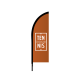 ORIFLAMME EXTERIEUR PERSONNALISABLE (Logo et/ou texte) -  Confection en France
