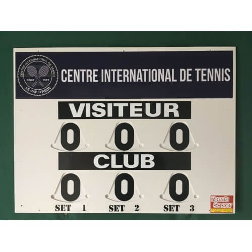 Adhésif publicitaire pour tableau de score