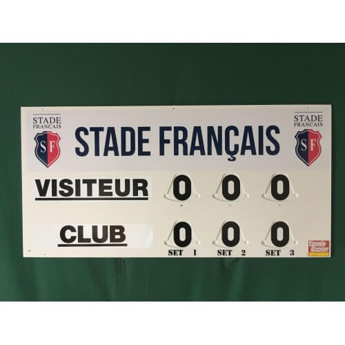 Adhésif publicitaire pour tableau de score
