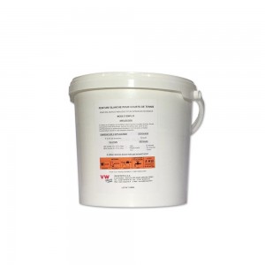 Peinture blanche pour ligne de tennis - Pot de 5kg - Made in France - 150340