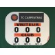 TABLEAU DE SCORE MODELE CLIPTEC TENNIS + ADHESIF OFFERT - MADE IN FRANCE