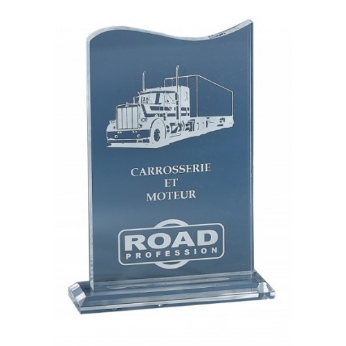 Trophée acryglass "Vague", série 174-01