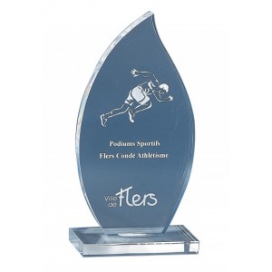 Trophée Plexiglass "Flamme", série 174-11