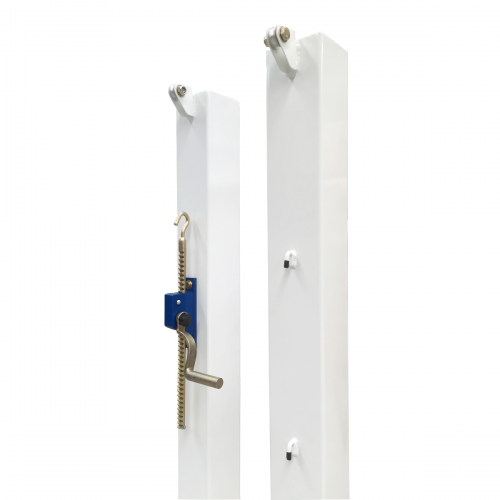 Poteaux carrés 80mm x 80mm en acier à sceller - Conforme ITF