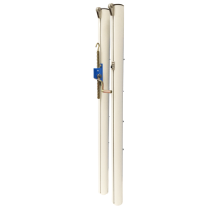 Poteaux ronds Ø90mm en aluminium à sceller - Conforme ITF