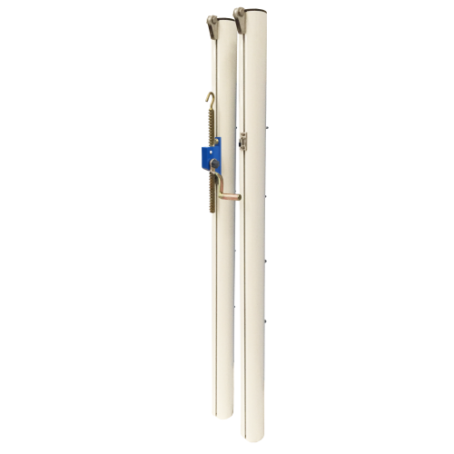 Poteaux ronds Ø90mm en aluminium à sceller - Conforme ITF