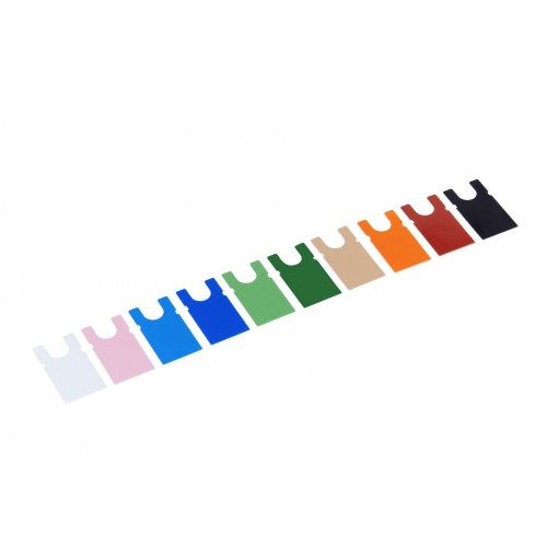 Badge sans contre plaque couleur - Made In France - 150600