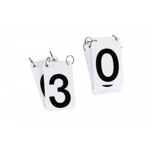 Kit 1 jeu de 8 numéros score de chaise