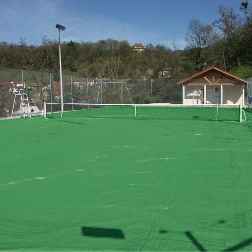 Kit de couverture pour terrain de tennis + 30 sacs de lestage