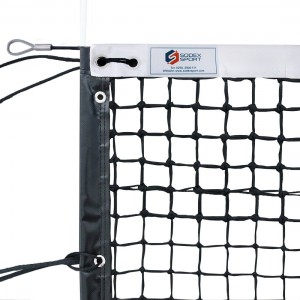 Filet tressé Ø3mm, 6 mailles doubles avec bandes PVC + barre de cadrage et régulateur