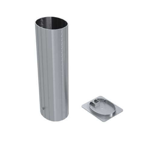 Jeu de 2 fourreaux aluminium pour poteaux 120mm x 100mm