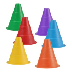 Lot de 6 Cônes extra souple - 15 cm