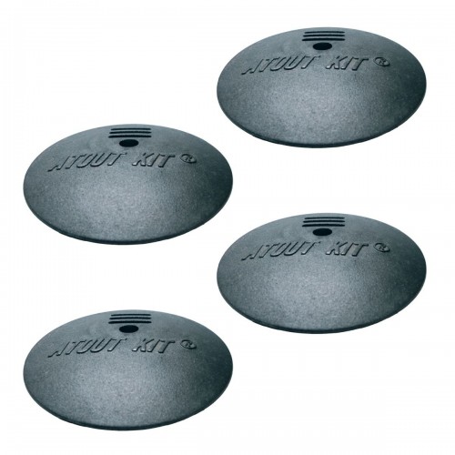 Lot de 4 plots de fixation en fonte