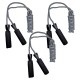 Lot de 3 cordes à sauter fitness