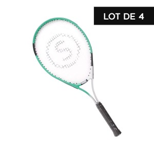 Lot de 4 raquettes de tennis - 25" - 9 à 14 ans - JR T800