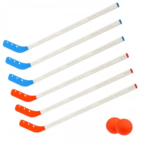 Crosses de street hockey - Lot de 6 crosses + 2 balles