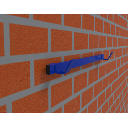 Support mural pour filet de balayage