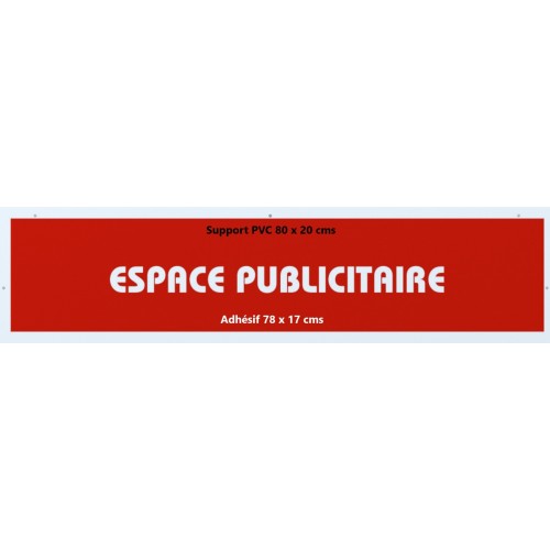Panneau publicitaire (6 dimensions possibles)