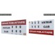 TABLEAU DE SCORE GRAND MODELE TENNIS RECTO VERSO + ADHÉSIF - MADE IN FRANCE