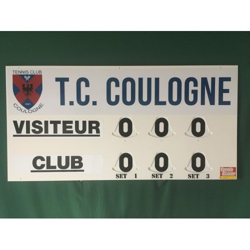 TABLEAU DE SCORE GRAND MODÈLE + ADHÉSIF OFFERT- MADE IN FRANCE