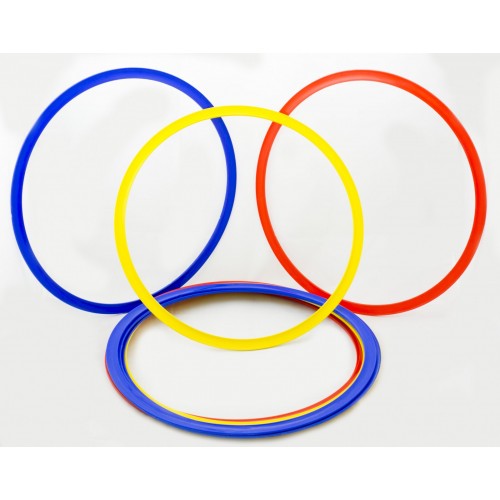 Lot de 12 cerceaux de coordination plats