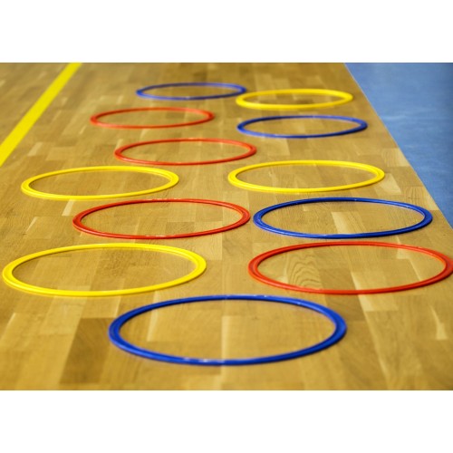 Lot de 12 cerceaux de coordination plats