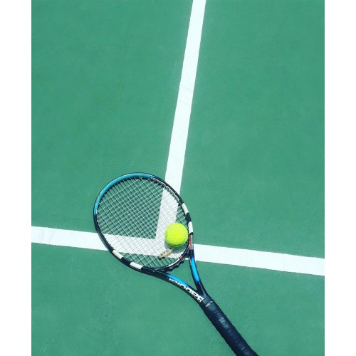 Peinture blanche pour ligne de tennis - Pot de 5kg - Made in France