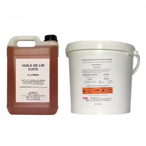 KIT PEINTURE + HUILE DE LIN