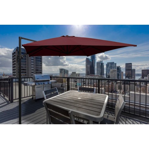 Parasol déporté carré 3.2x3.2