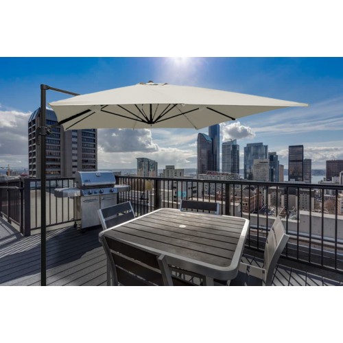 Parasol déporté carré 3.2x3.2