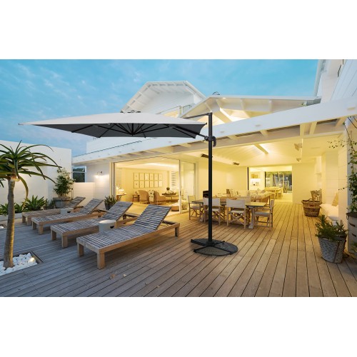 Parasol déporté carré 3.2x3.2