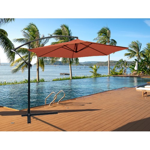 Parasol déporté rond COLLIOURE