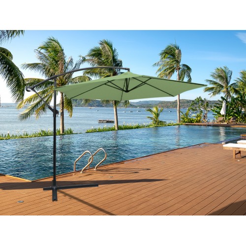 Parasol déporté rond COLLIOURE