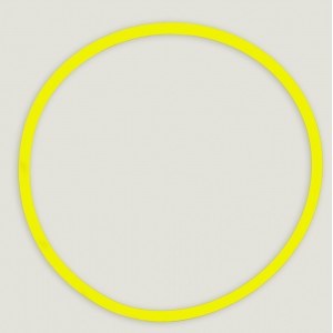 Lot de 5 cerceaux de coordinations ronds - 45cm