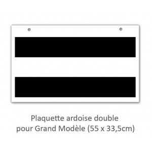 LOT de 2 PLAQUETTES
