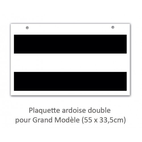 LOT de 2 PLAQUETTES