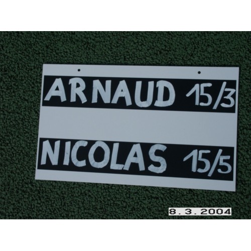 LOT de 2 PLAQUETTES