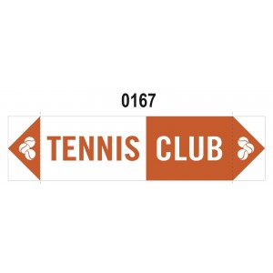 PANNEAU DIRECTIONNEL TENNIS CLUB
