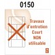PANNEAU TRAVAUX D'ENTRETIEN 0150