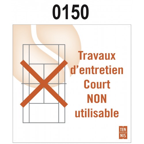 PANNEAU TRAVAUX D'ENTRETIEN 0150