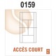PANNEAU ACCÈS COURT 0159