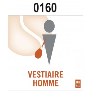 PANNEAU VESTIAIRE HOMME 0160