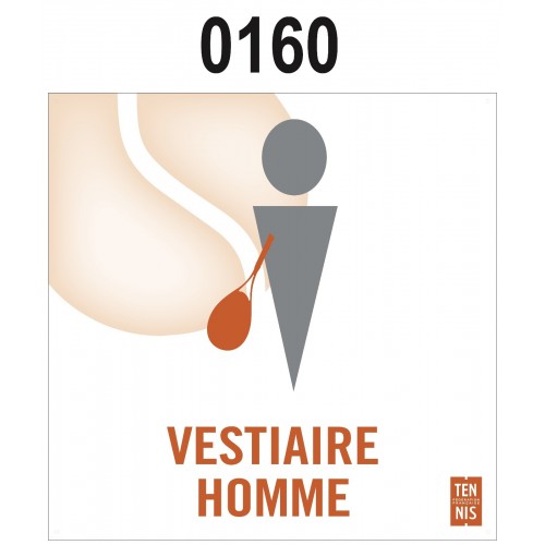 PANNEAU VESTIAIRE HOMME 0160