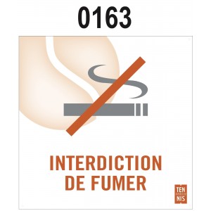 PANNEAU INTERDICTION DE FUMER 0163