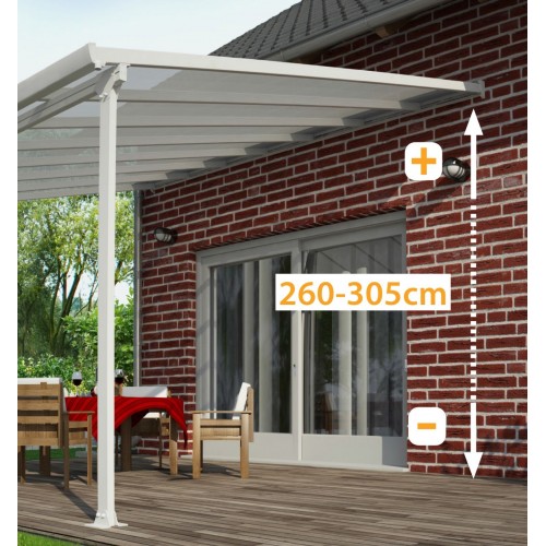 TOIT-TERRASSE ALU & POLYCARBONATE FERIA 33 - BLANC