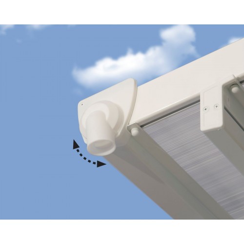 TOIT-TERRASSE ALU & POLYCARBONATE FERIA 35 - BLANC