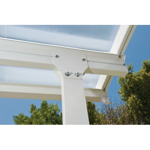 TOIT-TERRASSE ALU & POLYCARBONATE FERIA 38 - BLANC