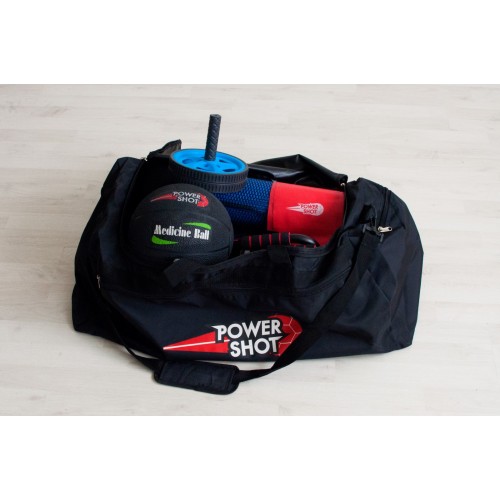Sac de sport Powershot Deluxe avec logo (grand)
